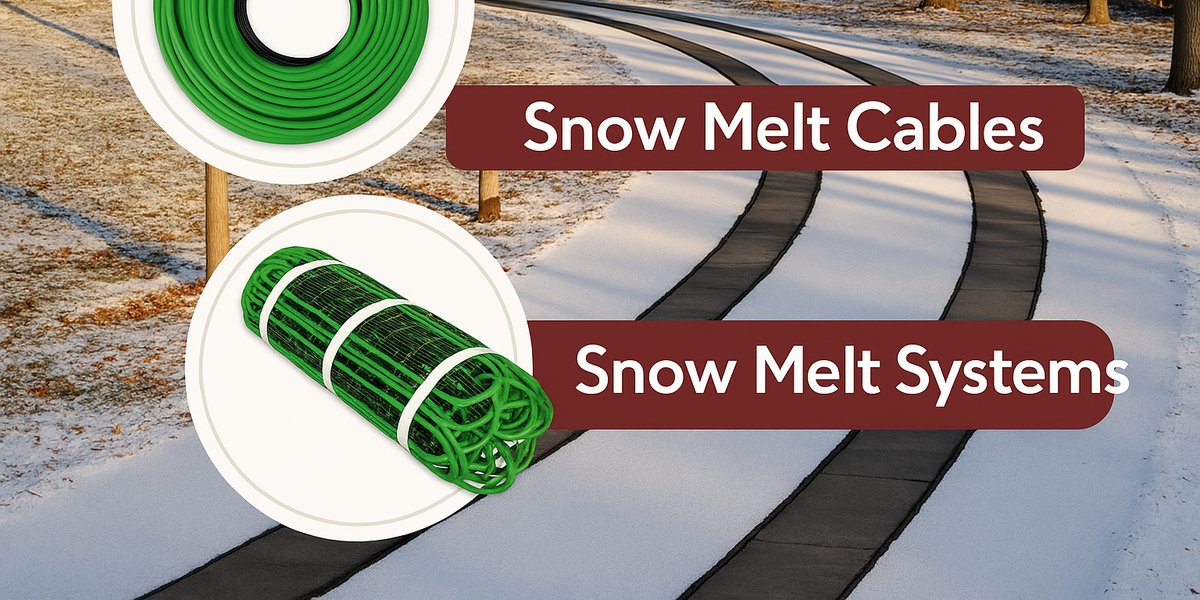 Snow Melt Cables vs Mats
