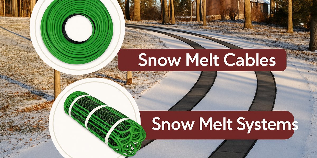 Snow Melt Cables vs Mats