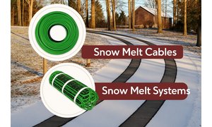 Snow Melt Cables vs Mats