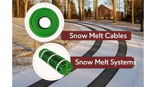 Snow Melt Cables vs Mats