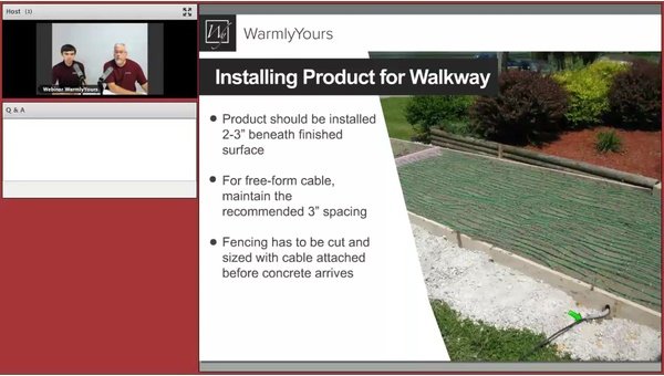 Snow Melt for Stairs & Walkways