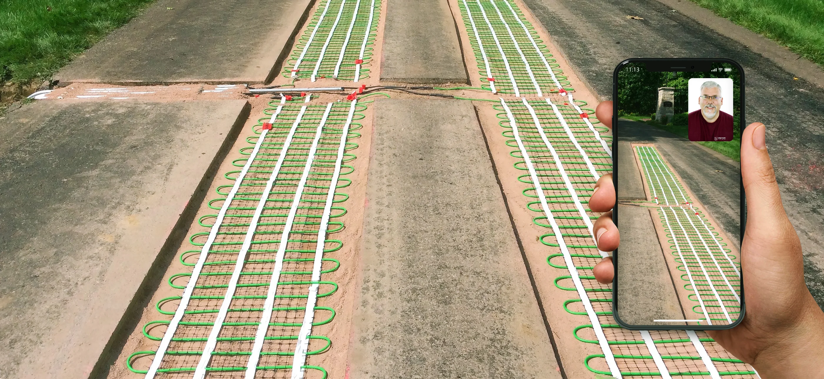 SmartGuide Remote Install Supervision for Snow Melting