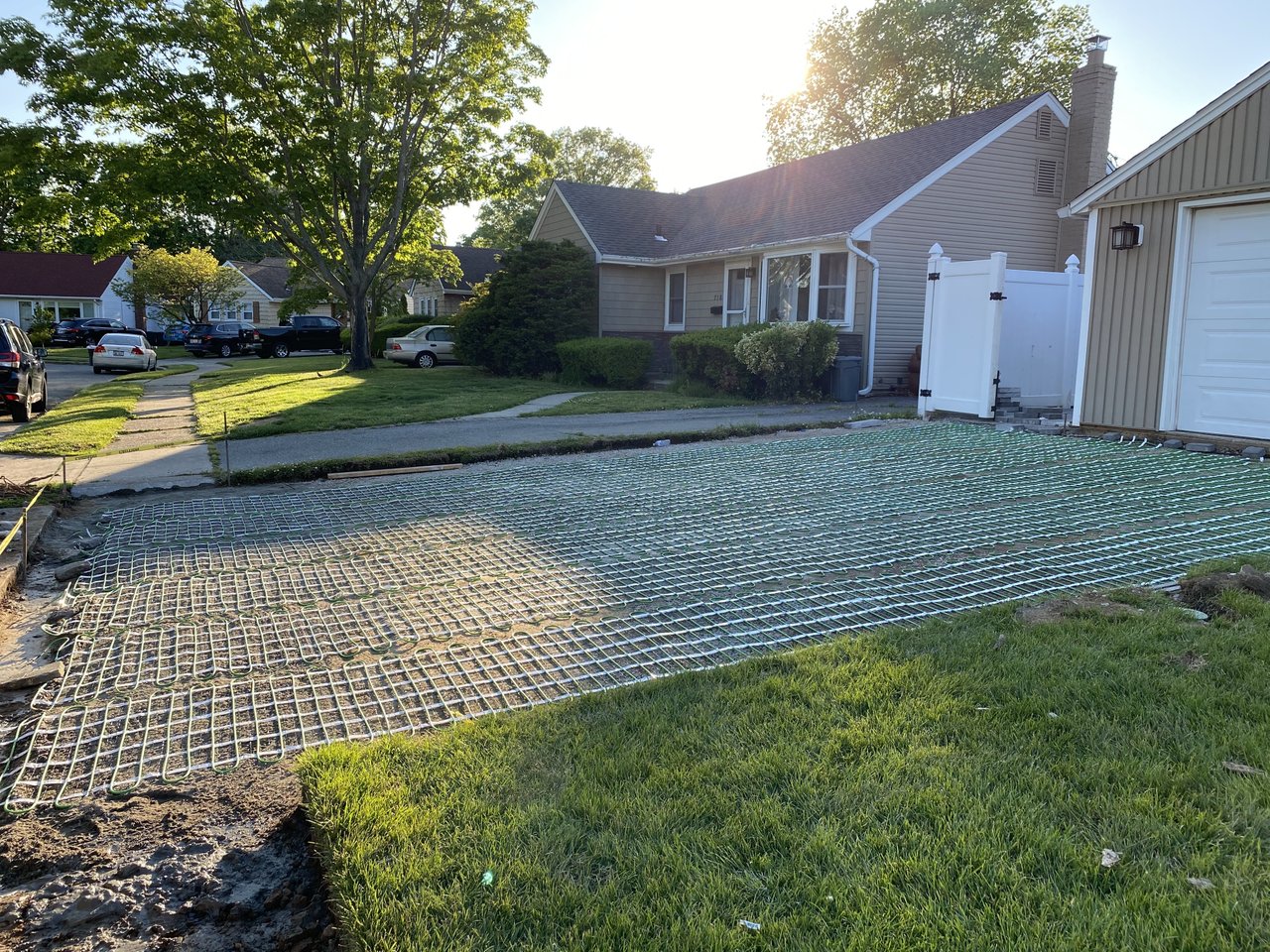 Effortless Winter Living: Heated Paver Driveway, Walkway, and Porch in East Meadow, NY