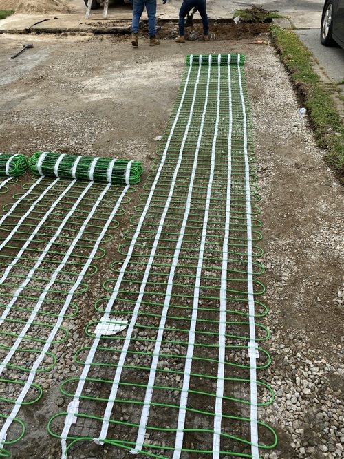 Snow Melt Mats installation EAST MEADOW, NY