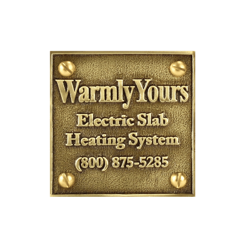 Snow Melt Plaque (NEC Requirement) SMP
