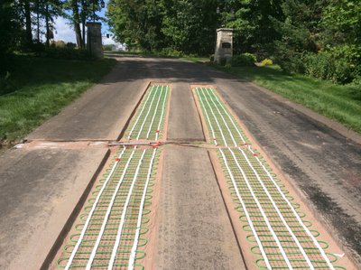 Effortless Winter Access: Radiant Comfort for a Merrill, WI Driveway (Tire Tracks)