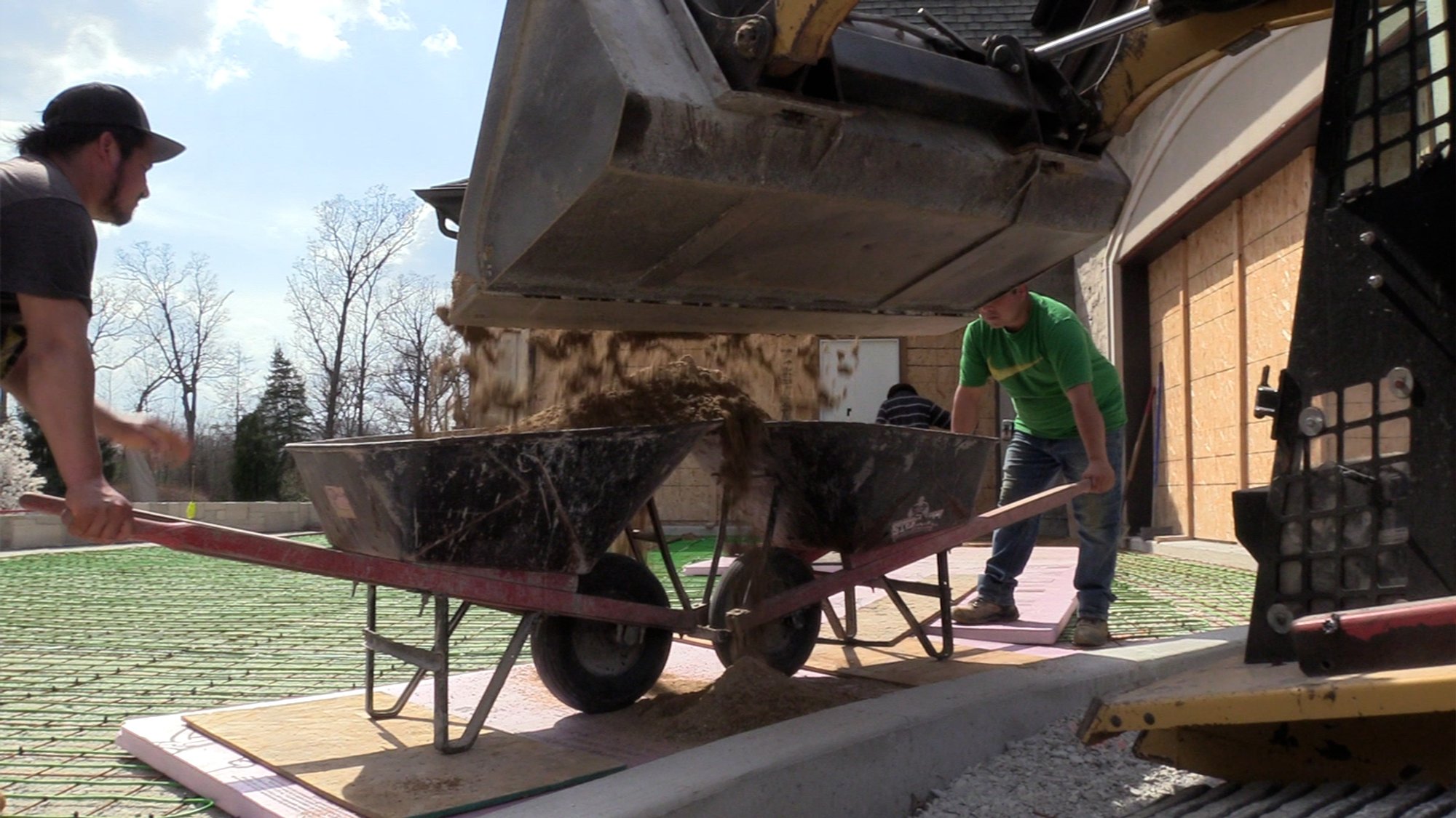 Snow Melt SmartInstall for Heated Driveway moving sand for pavers MELROSE PARK, IL
