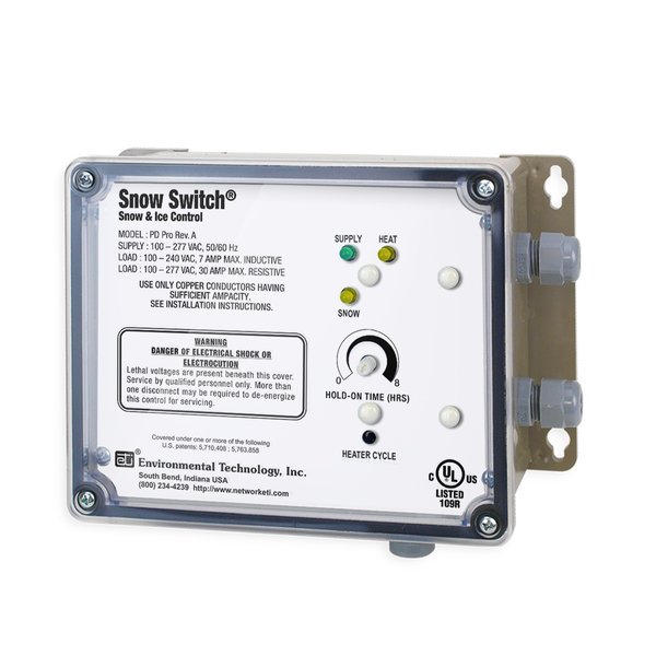 Advanced snow melting control for roof & gutter deicing