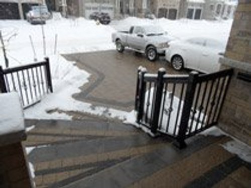Snow Melting Image from Laura's parents home VAUGHAN, ON