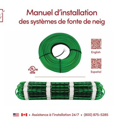 Snow Melting Installation Manual (French)