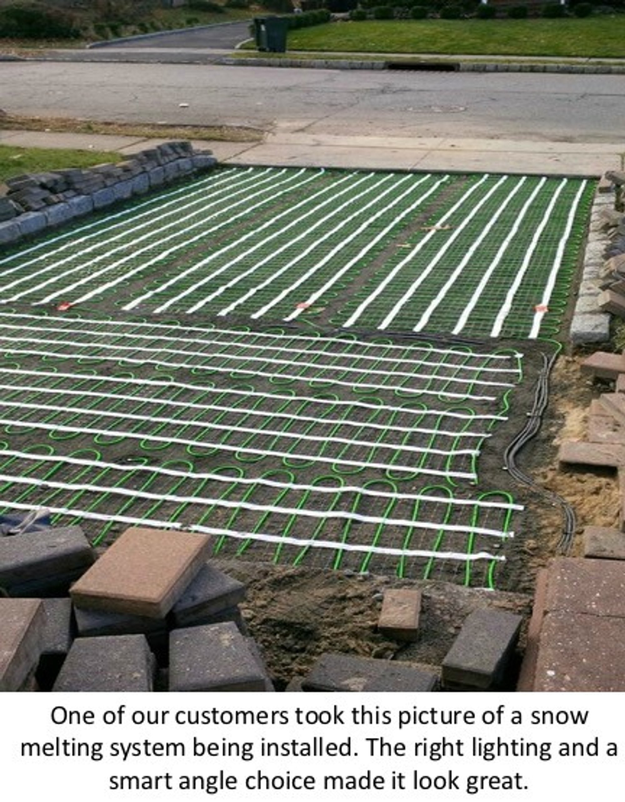 Snow Melting System Installation