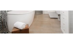 Spa Bathroom Lifestyle Floor Heating Banner