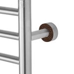 Crystal Accessories brushed stainless steel towel warmer