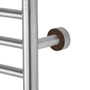 Crystal Accessories brushed stainless steel towel warmer