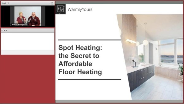 Spot Heating – the Secret to Affordable Floor Heating