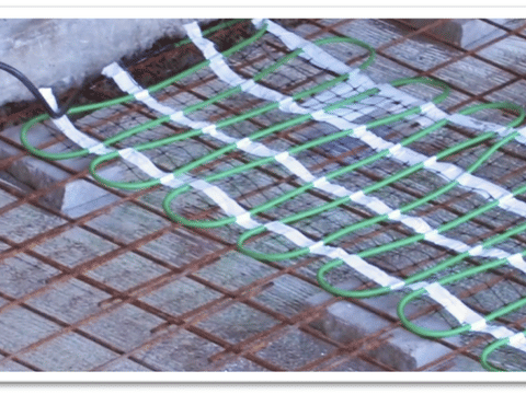 Step 3: Laying out mats