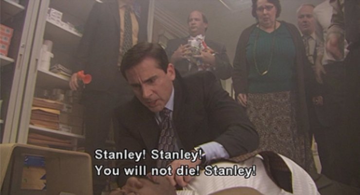 stress relief episode of the office - for famous floorplan blog