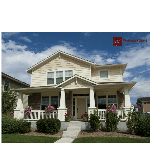 No porch design is complete without considering safety and maintenance. A WarmlyYours roof and gutter deicing system can help you with both.