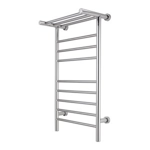 Summit polished stainless steel towel warmer - wall mounted