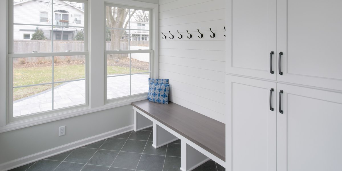 Sunroom addition with electric floor heating under tile WAUWATOSA, WI
