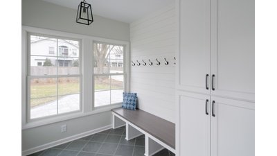 Sunroom addition with electric floor heating under tile WAUWATOSA, WI