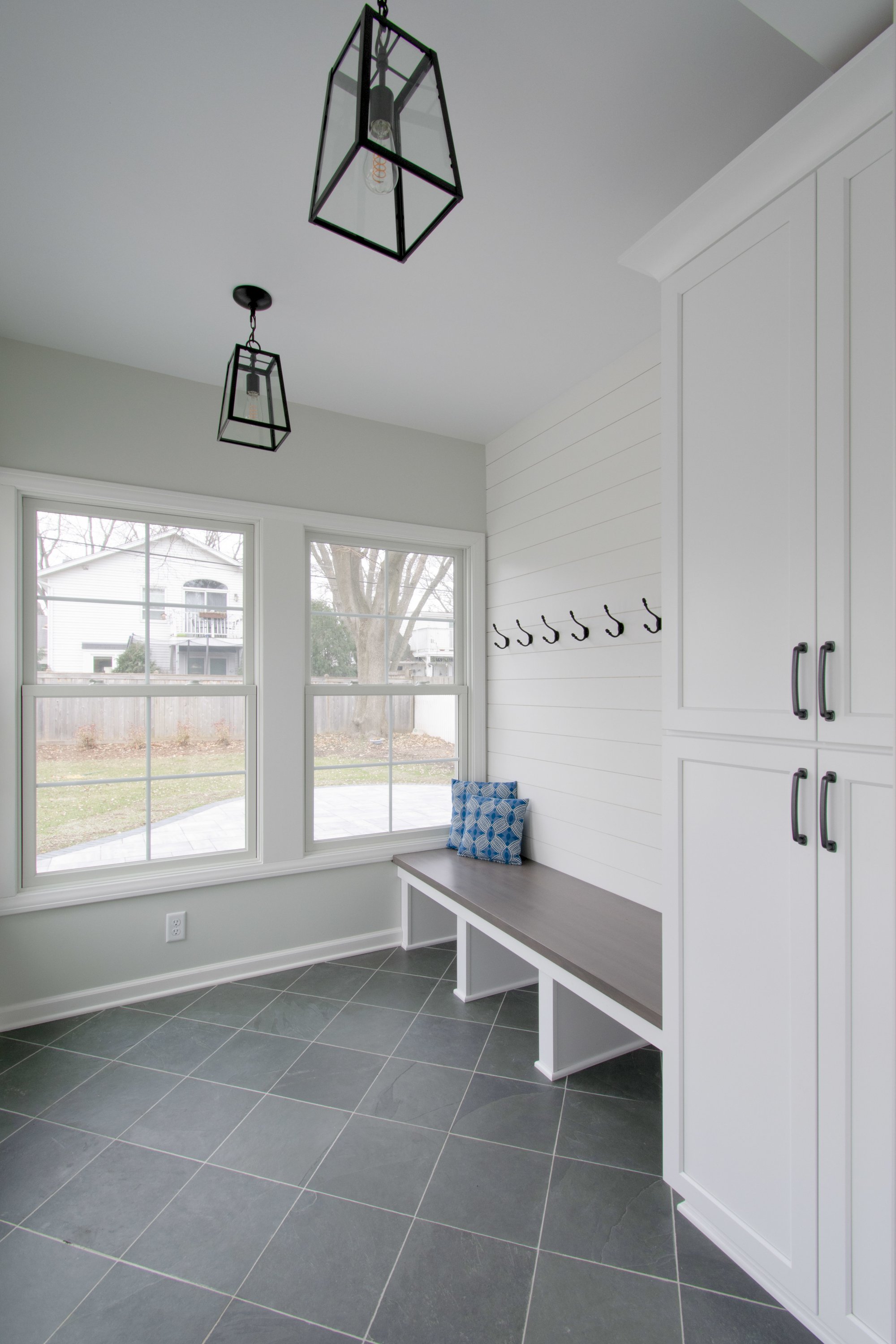 Sunroom addition with electric floor heating under tile in Wauwatosa, WI