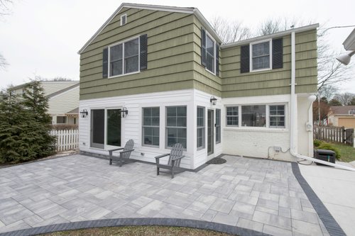 Sunroom addition with electric floor heating under tile WAUWATOSA, WI