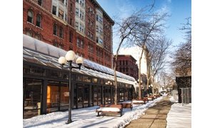Syracuse, NY - downtown - winter time