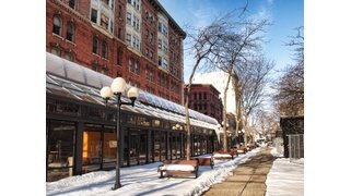 Syracuse, NY - downtown - winter time