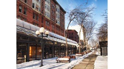 Syracuse, NY - downtown - winter time