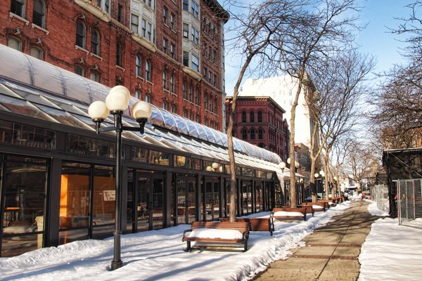 Syracuse, NY - downtown - winter time