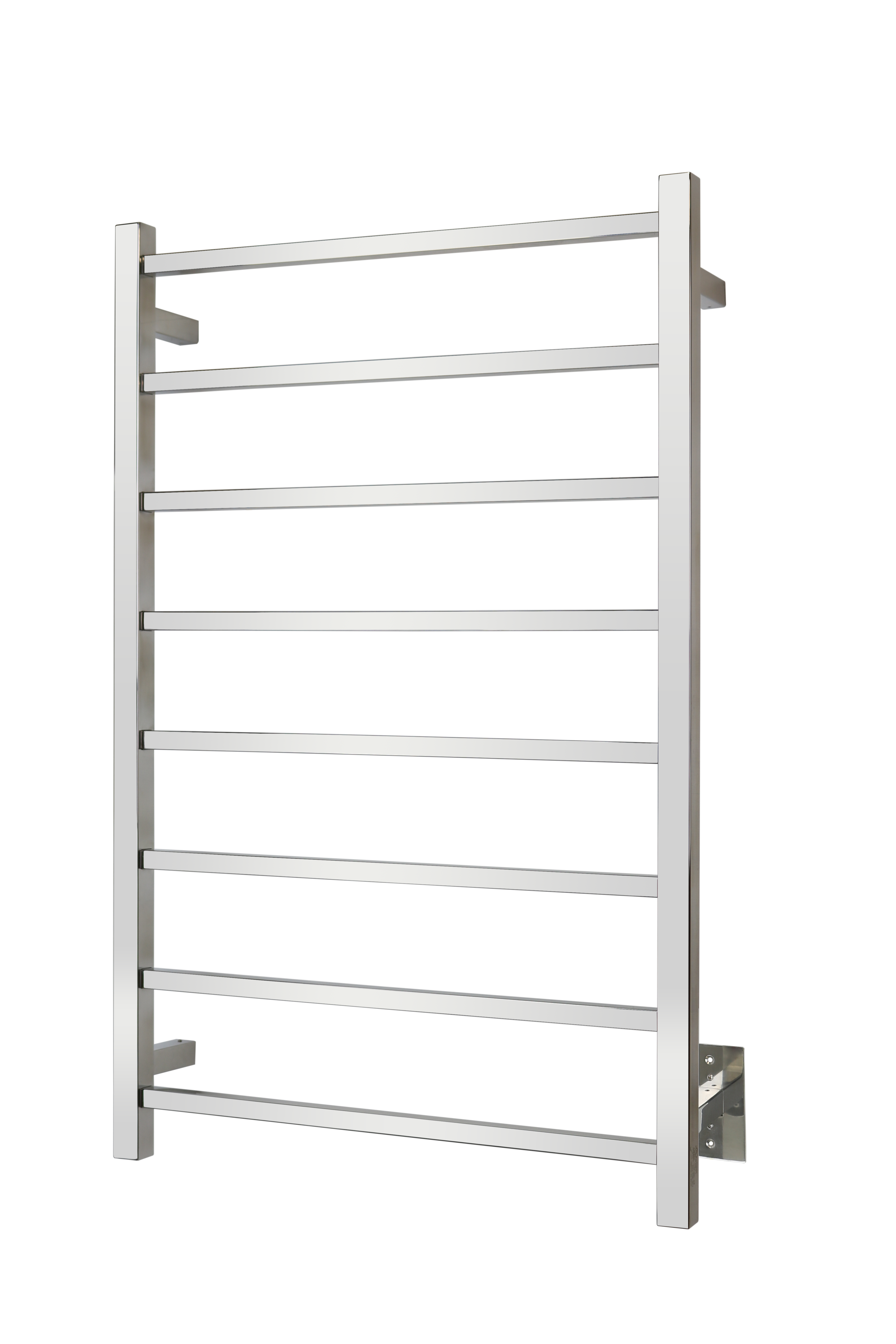 Tahoe 8 Towel Warmer, Polished, Hardwired, 8 Bars