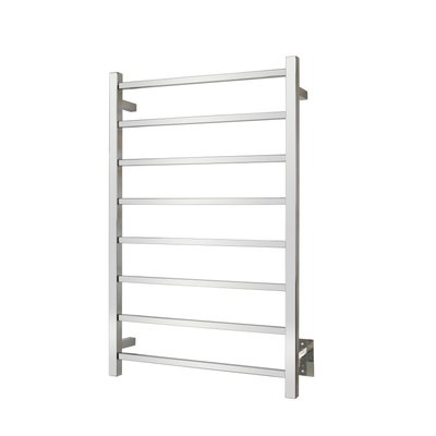 Tahoe 8 Towel Warmer, Polished, Hardwired, 8 Bars