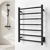 Tahoe Black Towel Warmer Landing Page Image on Wall Square