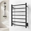 Tahoe Black Towel Warmer Landing Page Image on Wall Square
