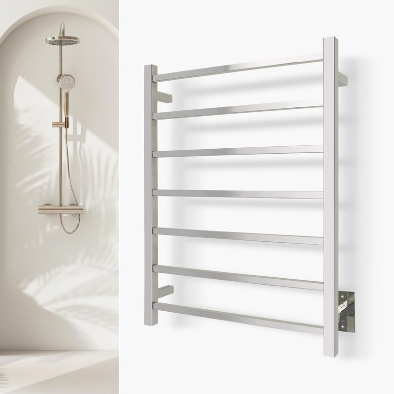 Tahoe Polished Towel Warmer Landing Page Image on Wall Square