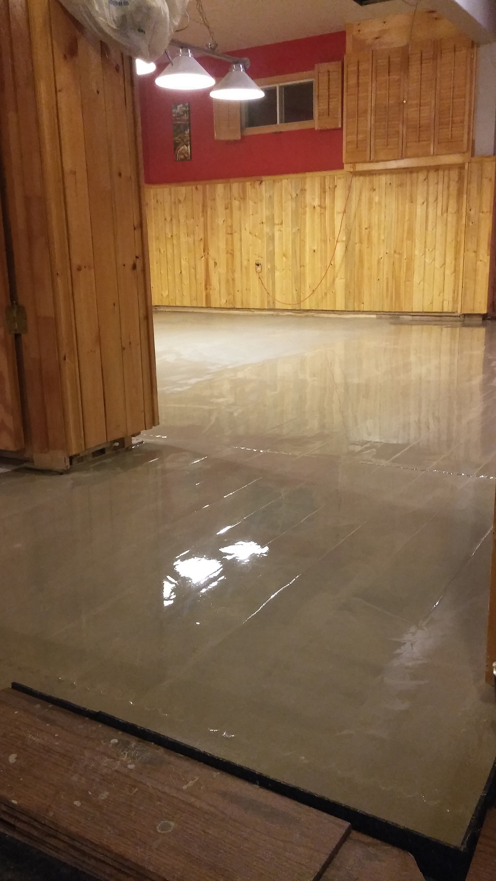 TempZone Cable ThermalSheet Installation Basement self leveling cement LOWER SACKVILLE, NS