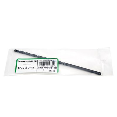 TempZone™ Cable Concrete Drill Bit - 5/32ʺ x 3 1/2ʺ (Each)