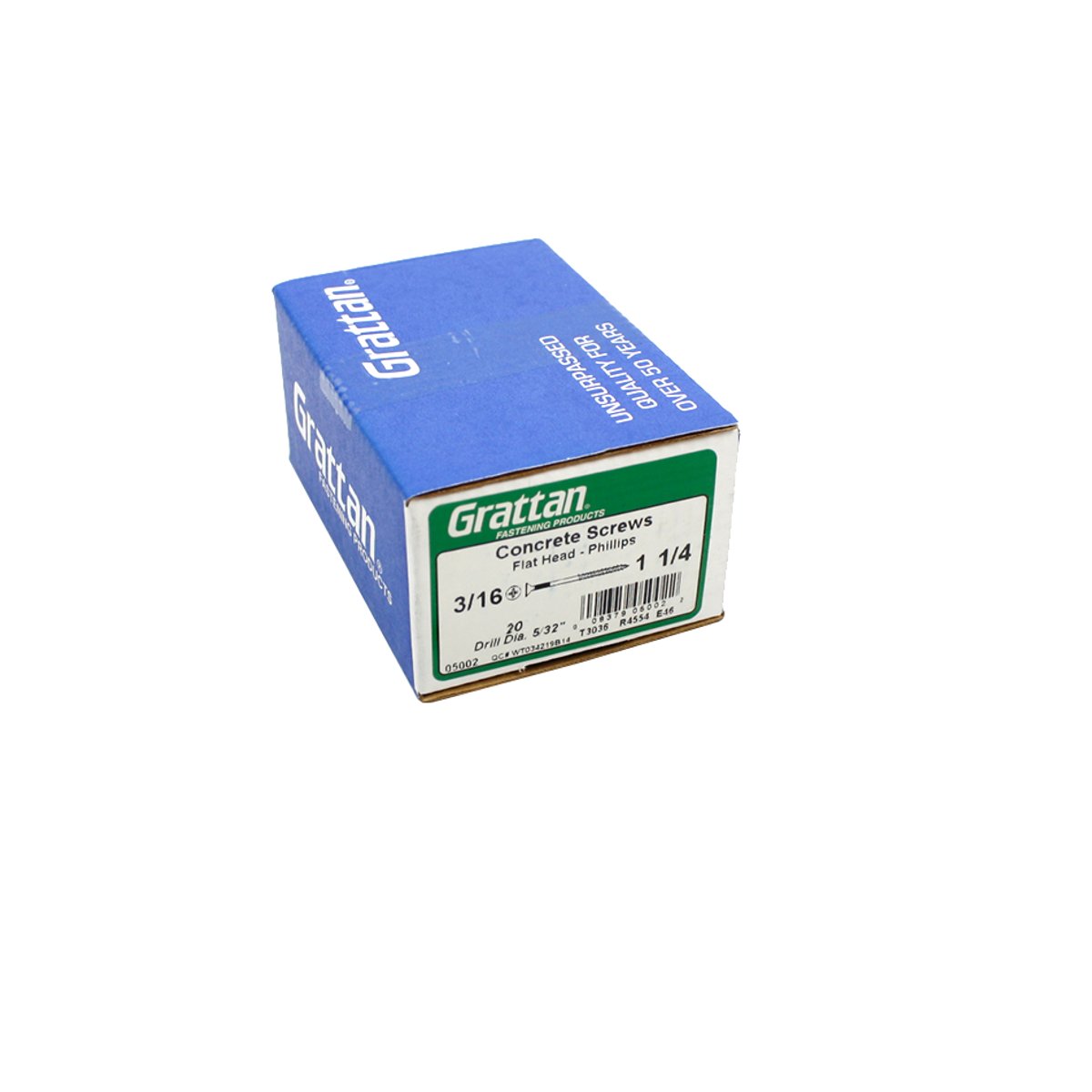 TempZone™ Cable Concrete Screw (Pack of 20) - 3/16" x 1 1/4" TC-CON-SCRW-P020