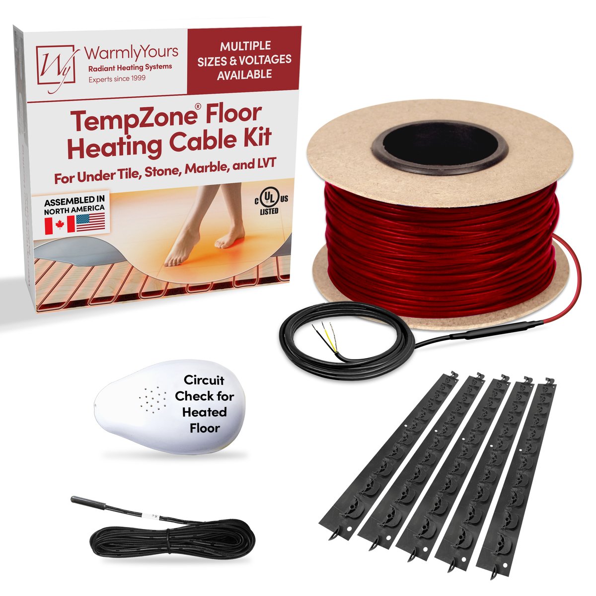 TempZone Cable Fixing Strip Kit Main