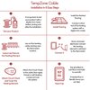 tempzone cable illustration steps for installation
