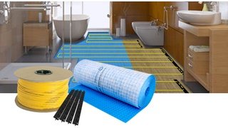 TempZone Floor Heating Ruler Cable Prodeso and GripStrip Install