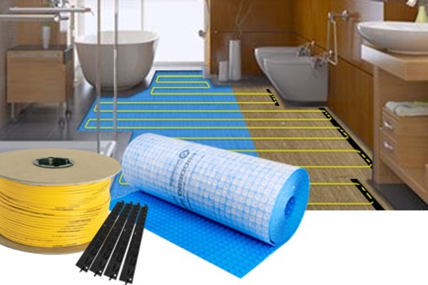 TempZone Floor Heating Ruler Cable Prodeso and GripStrip Install