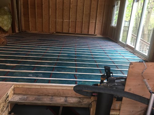 TempZone Cable under Hardwood with Fixing Strips and Sleepers