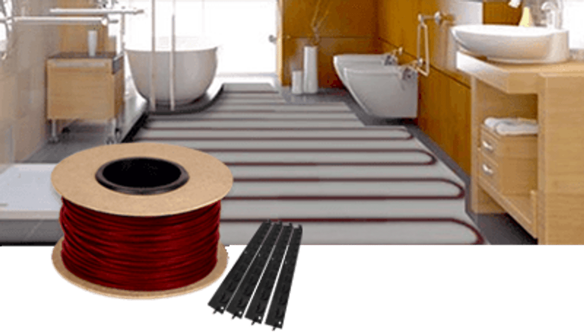 TempZone Cable with Fixing Strips Heating System Banner