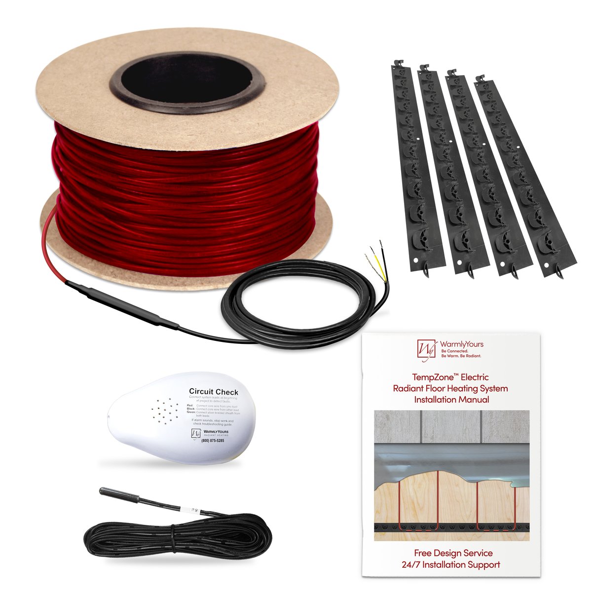 TempZone Cable with Gripstrips and Sensor