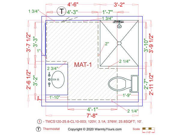 TempZone Custom Mat SmartPlan