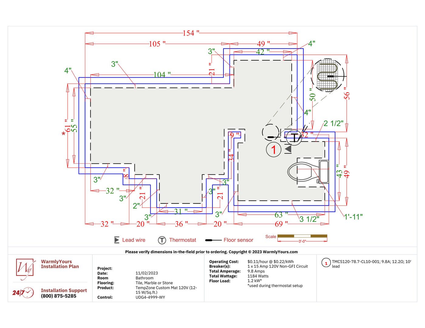 TempZone Custom Mat Smartplan for product page