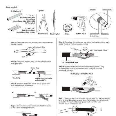 TempZone™ Cut & Turn Twin Conductor Solder Method Wire Repair (English)