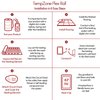 TempZone Flex Roll 6 easy steps diagram